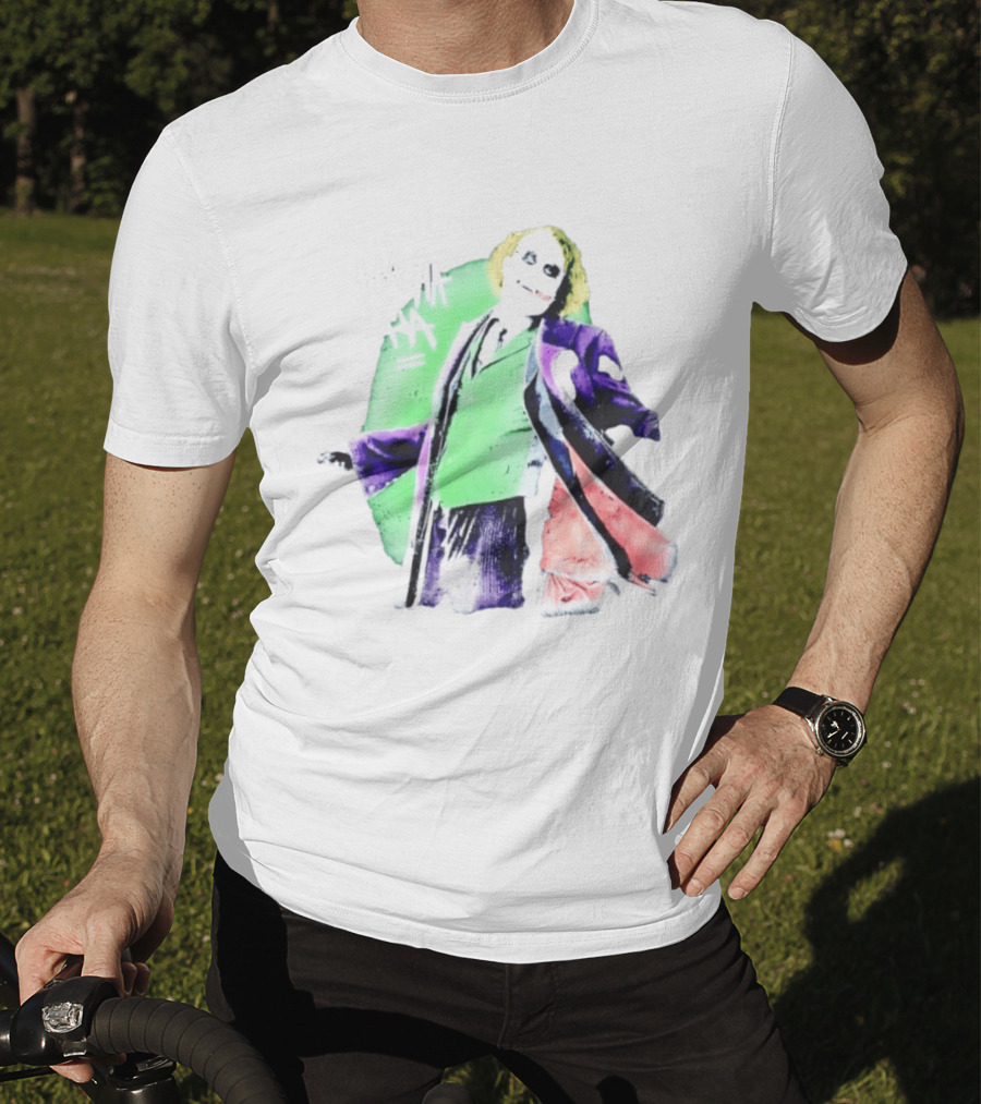 Joker The Dark Knight Ha Ha Ha Iconic Villain Laugh T-Shirt