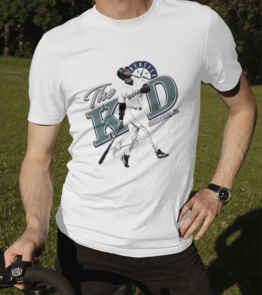 The Kid Seattle Mariners Ken Griffey Jr. Baseball T-Shirt