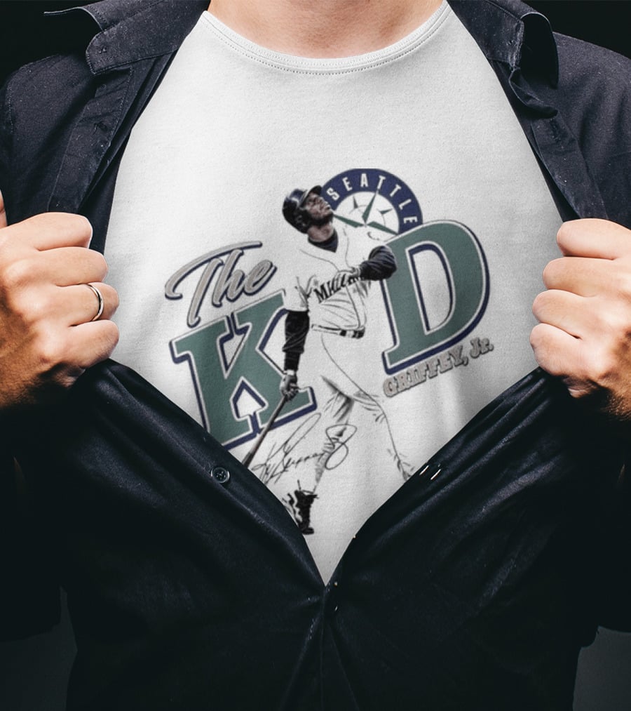 The Kid Seattle Mariners Ken Griffey Jr. Baseball T-Shirt