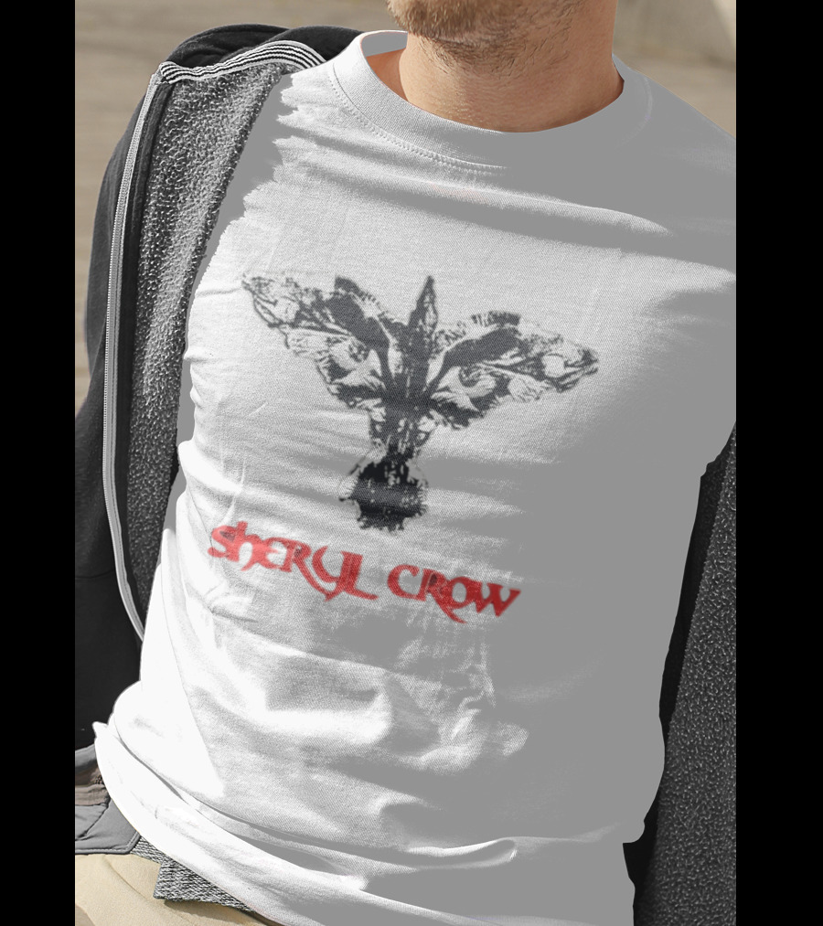 Sheryl Crow Black And White Bird T-Shirt