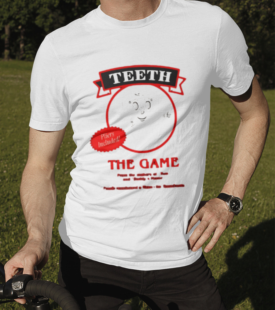 Teeth The Game Pliers Included From The Authors Of Widow's Bay Board Game T-Shirt