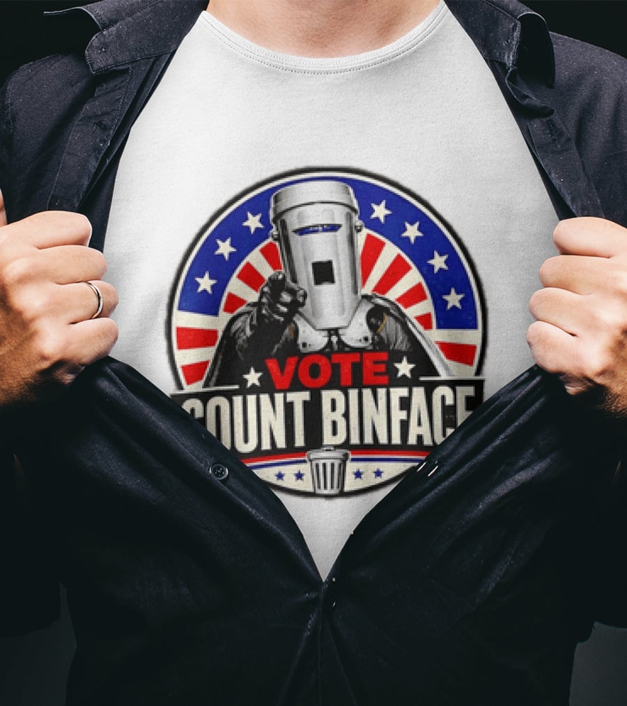 Vote Count Binface UK Politics Satirical Election T-Shirt