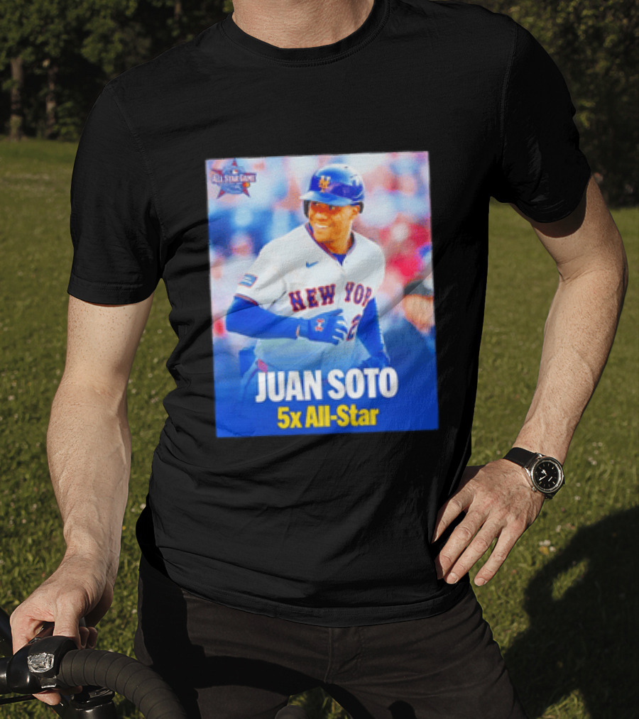 All Star Game 2026 New York Mets Juan Soto 5x All Star T-Shirt