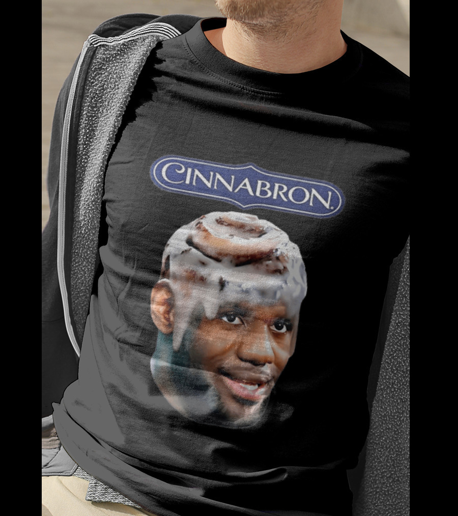 LeBron James Los Angeles Lakers Cinnabron Cinnamon Roll Meme T-Shirt