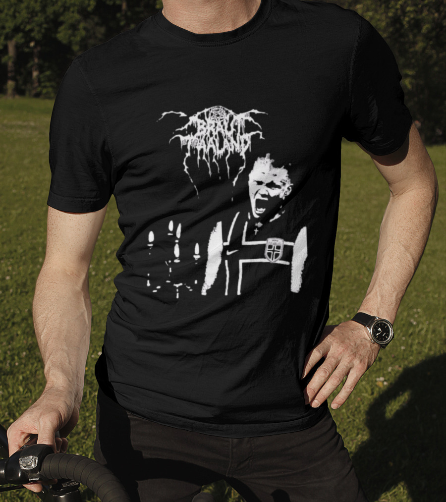 Erling Haaland Norway Black Metal Heavy Metal Braut Football T-Shirt