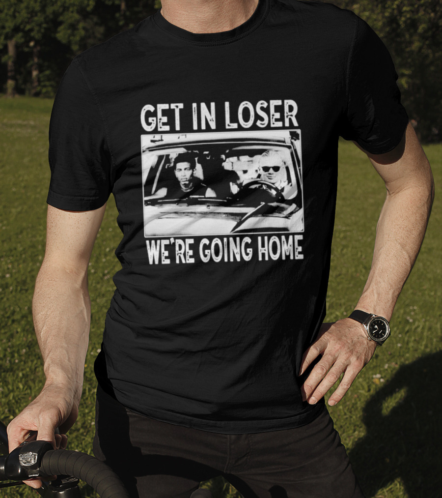 Erling Haaland Jude Bellingham Get In Loser We're Going Home Car Scene Image T-Shirt