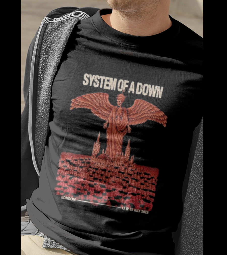 System Of A Down London England July 13 15 2026 Event Pop Up Exclusive SOAD T-Shirt