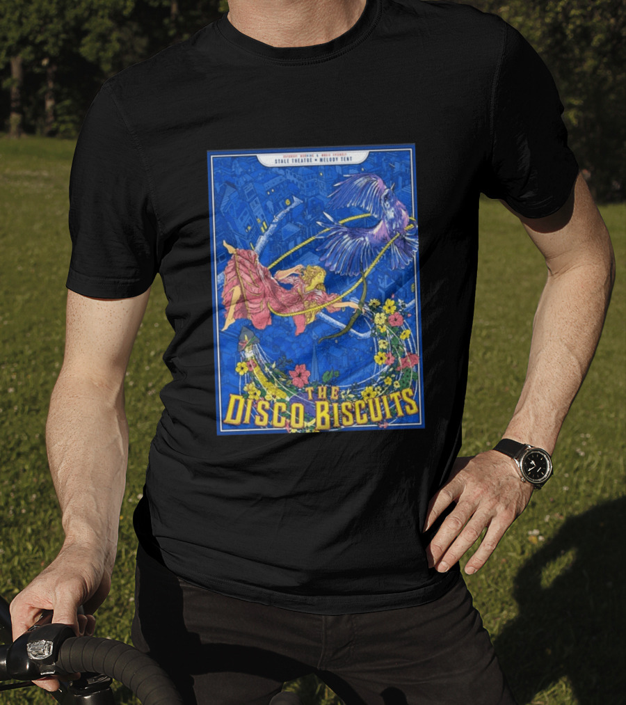 The Disco Biscuits July 11 2026 Jeezum Crow Music Festival Vermont Tour Stale Theatre Melody Tent T-Shirt