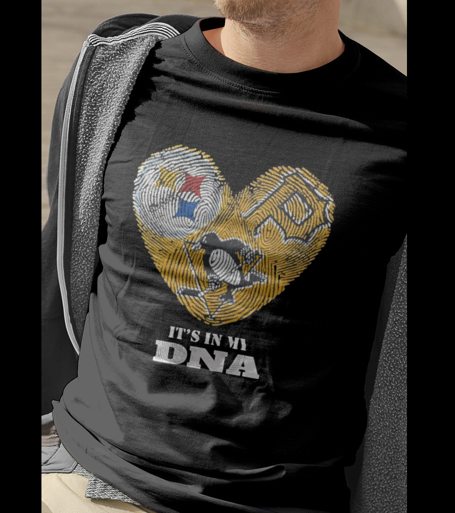 Pittsburgh Steelers Pirates Penguins It's In My DNA T-Shirt