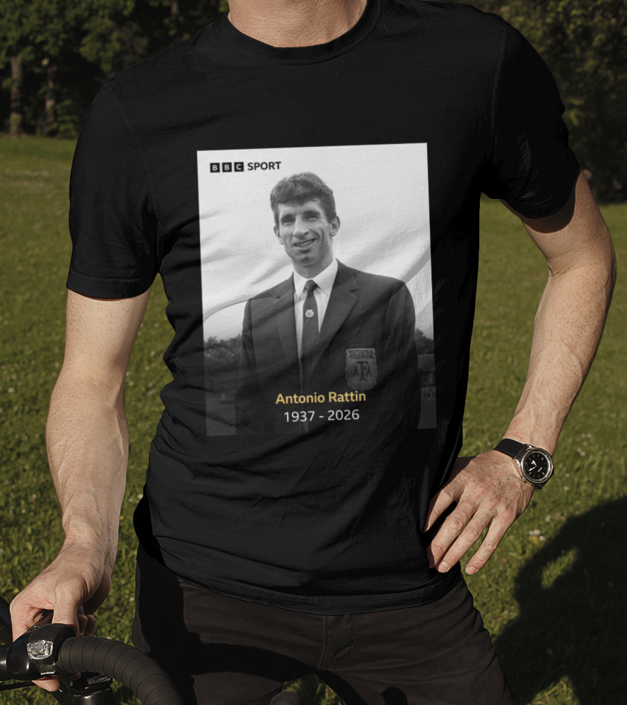 BBC Sport Antonio Rattín 1937 2026 Argentina AFA T-Shirt