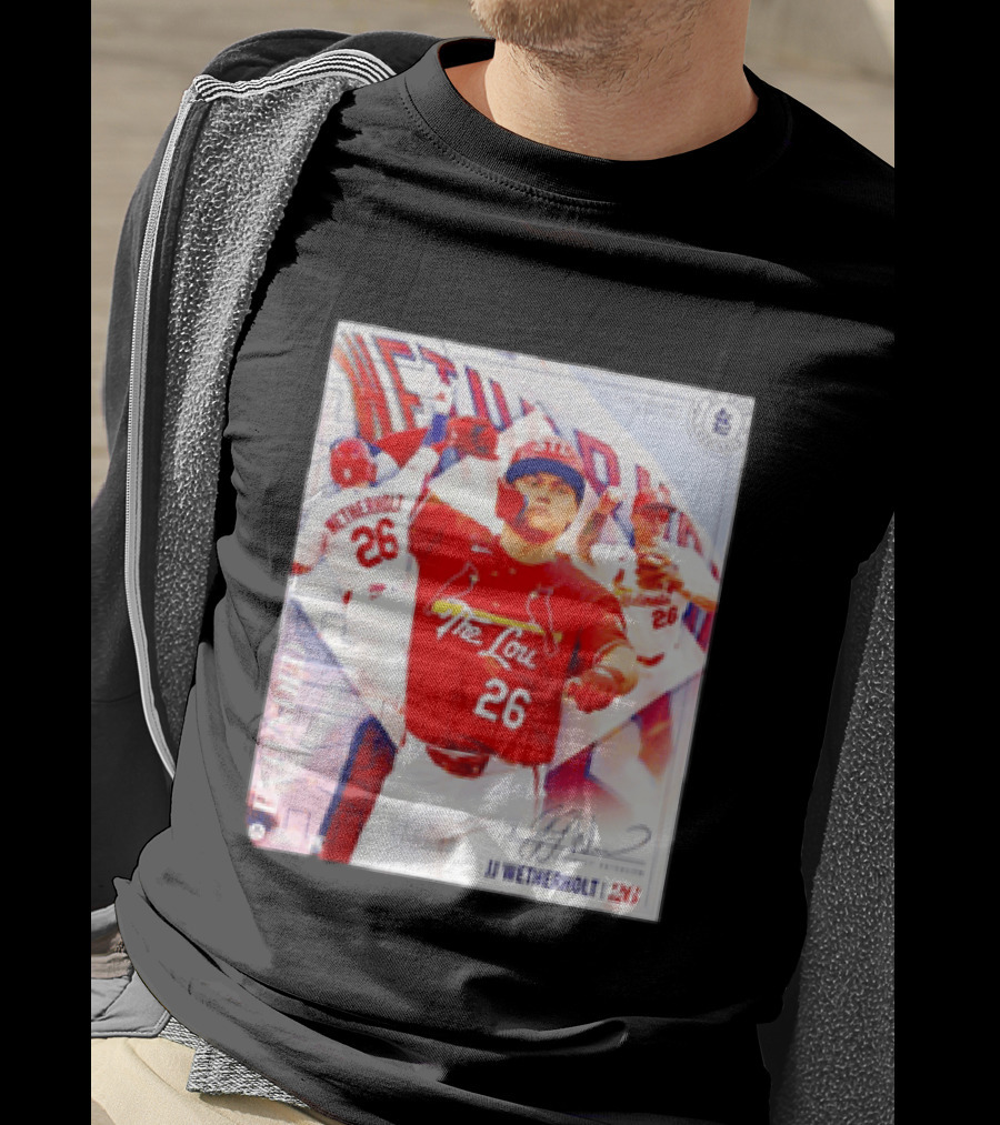 St. Louis Cardinals JJ Wetherholt 26 MLB Fan Memorabilia T-Shirt