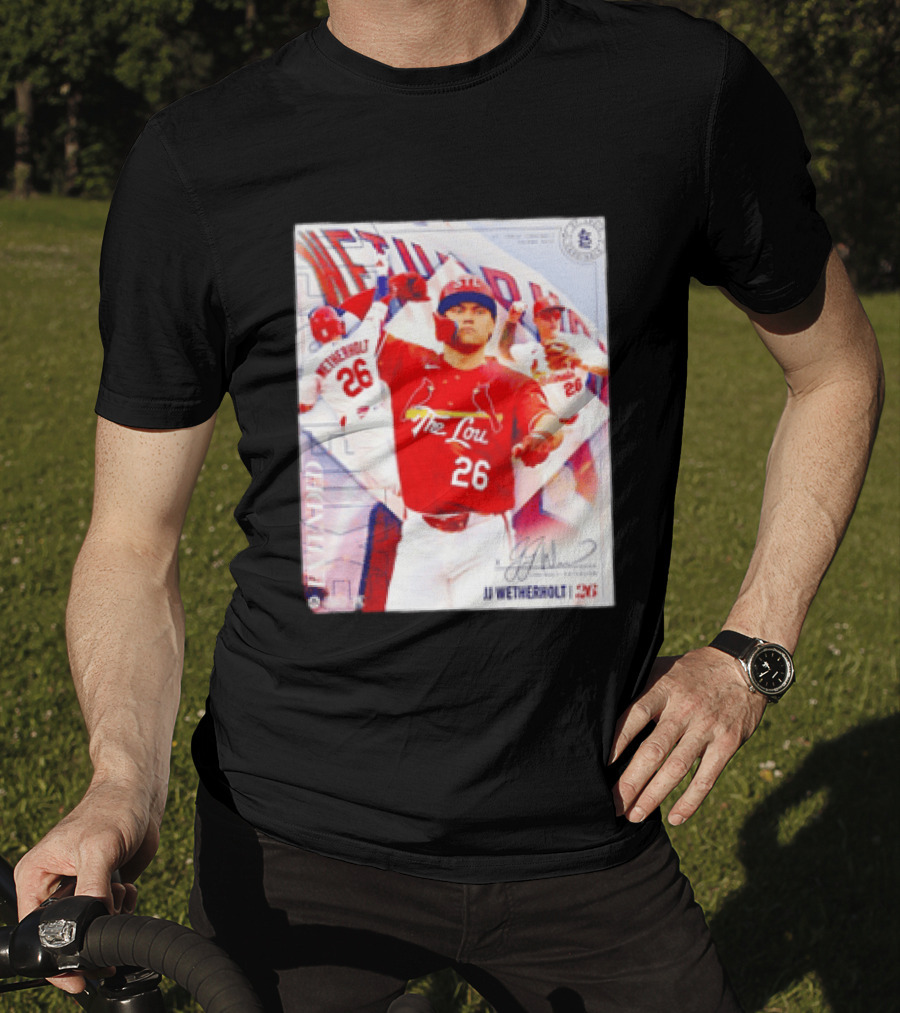 St. Louis Cardinals JJ Wetherholt 26 MLB Fan Memorabilia T-Shirt
