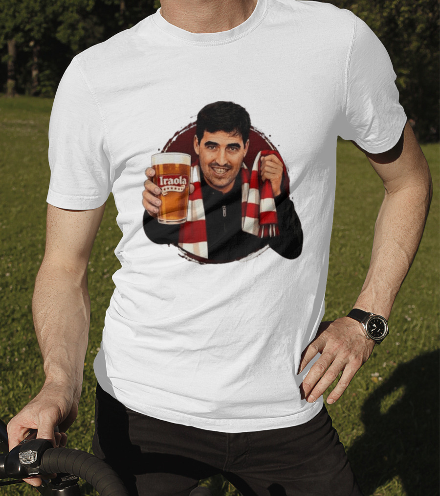 Andoni Iraola Athletic Club Bilbao Beer Glass Scarf Fan T-Shirt