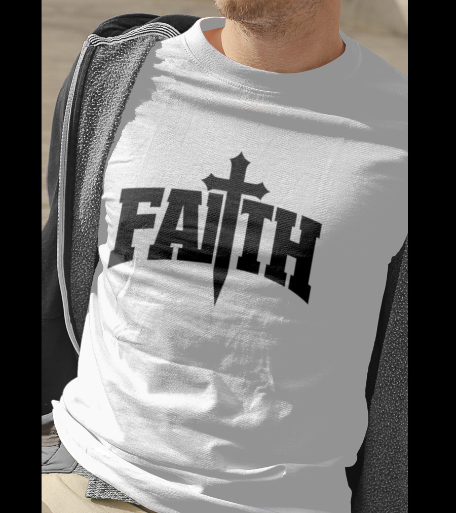 Faith Cross Christian Inspirational T-Shirt