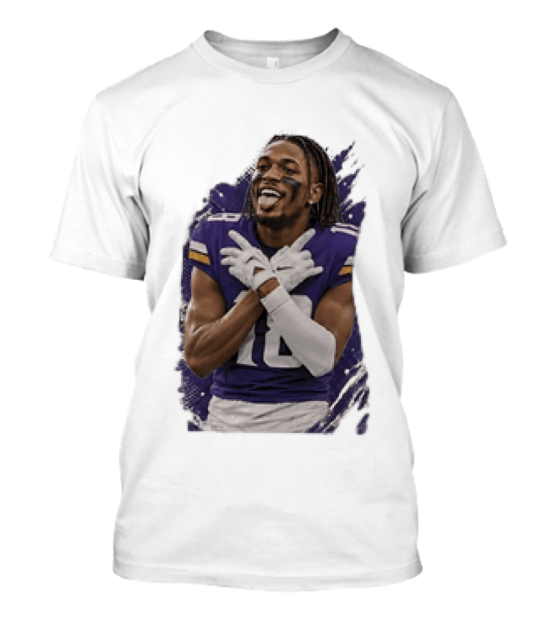 Minnesota Vikings Justin Jefferson Number 18 Football Player T-Shirt