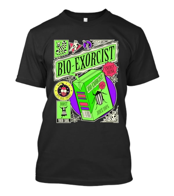 Bio Exorcist Energy Drink Juice 100% Boost Your Soul With Magic Powders T-Shirt