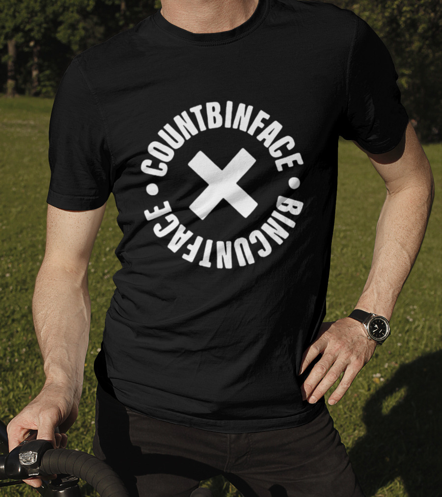 Countbinface Bincuntface Circular X T-Shirt