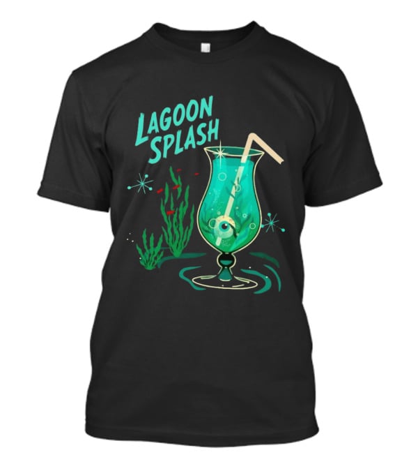 Creature From The Black Lagoon Lagoon Splash Cocktail T-Shirt