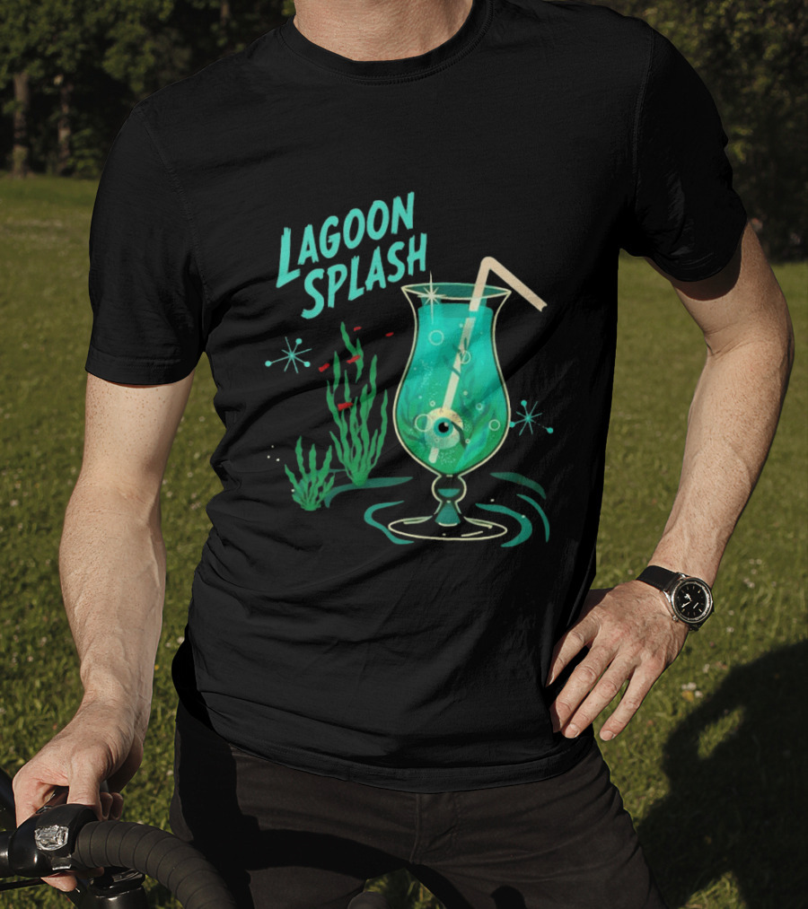 Creature From The Black Lagoon Lagoon Splash Cocktail T-Shirt
