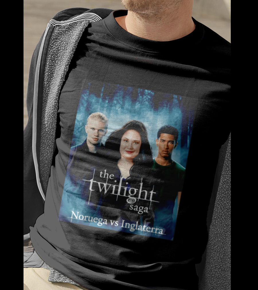 Erling Haaland Jude Bellingham The Twilight Saga Noruega Vs Inglaterra T-Shirt
