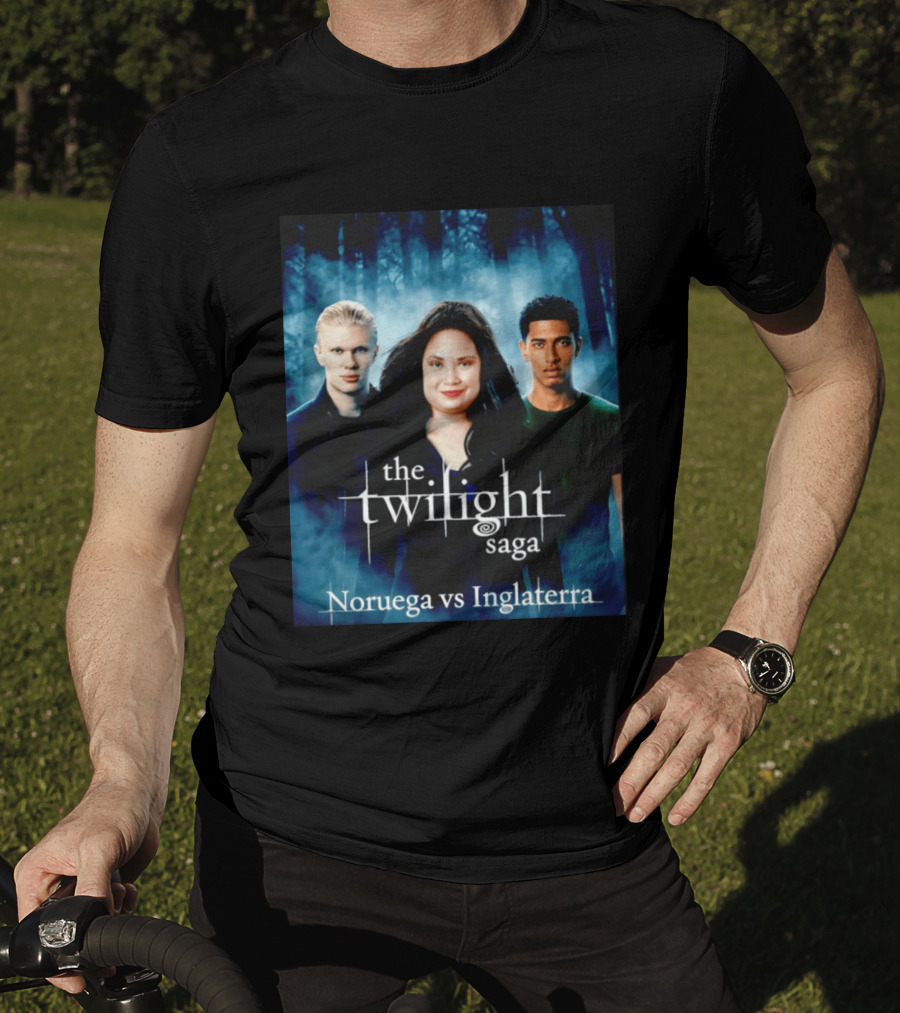 Erling Haaland Jude Bellingham The Twilight Saga Noruega Vs Inglaterra T-Shirt