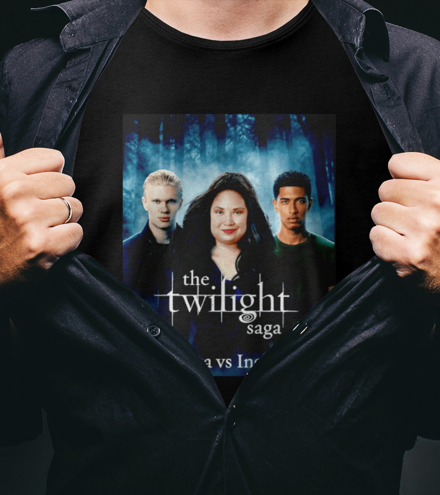 Erling Haaland Jude Bellingham The Twilight Saga Noruega Vs Inglaterra T-Shirt