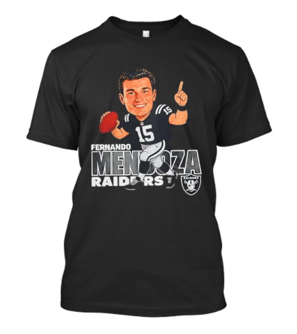 Fernando Mendoza Raiders 15 Football Player Raiders T-Shirt
