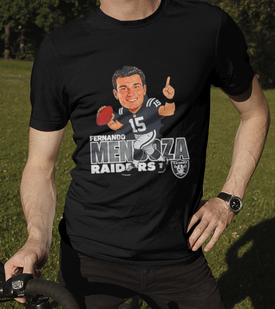 Fernando Mendoza Raiders 15 Football Player Raiders T-Shirt