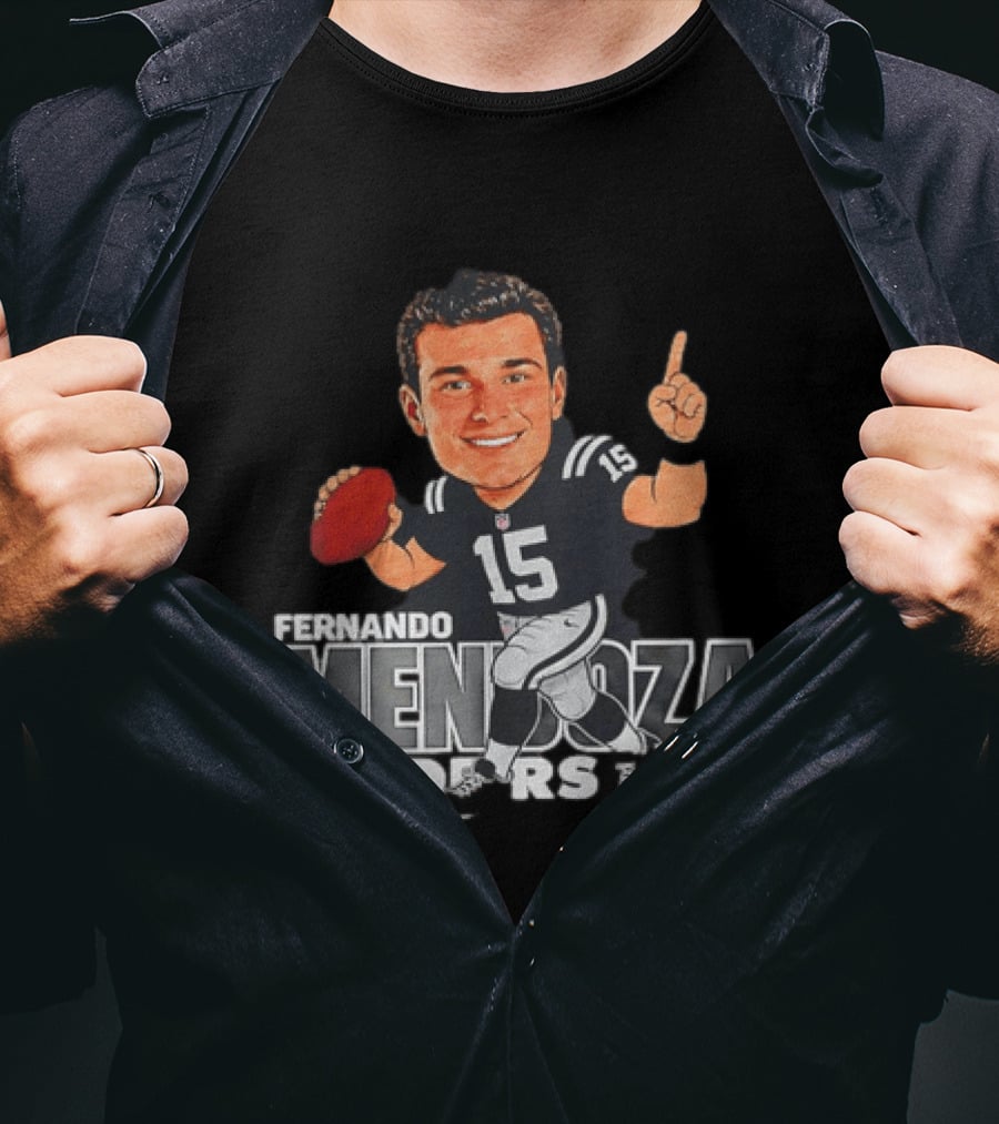 Fernando Mendoza Raiders 15 Football Player Raiders T-Shirt