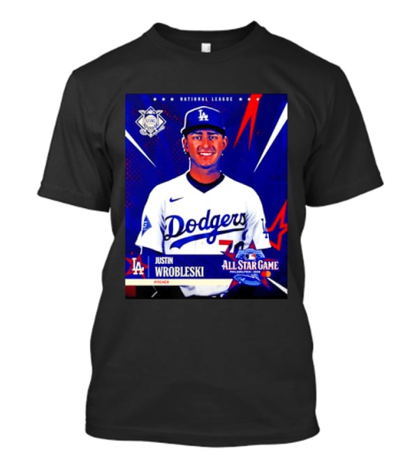 Justin Wrobleski Los Angeles Dodgers 2026 All Star Game National League T-Shirt