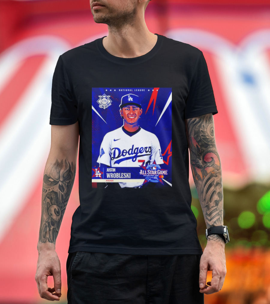 Justin Wrobleski Los Angeles Dodgers 2026 All Star Game National League T-Shirt