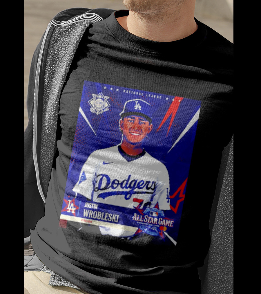 Justin Wrobleski Los Angeles Dodgers 2026 All Star Game National League T-Shirt