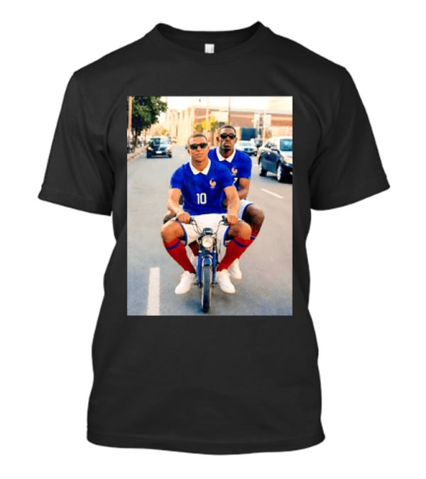 Kylian Mbappé Ousmane Dembélé France Team Jersey T-Shirt