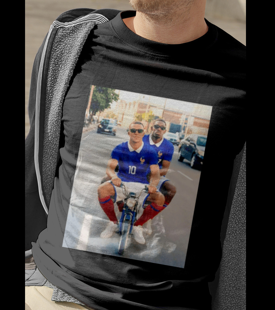 Kylian Mbappé Ousmane Dembélé France Team Jersey T-Shirt