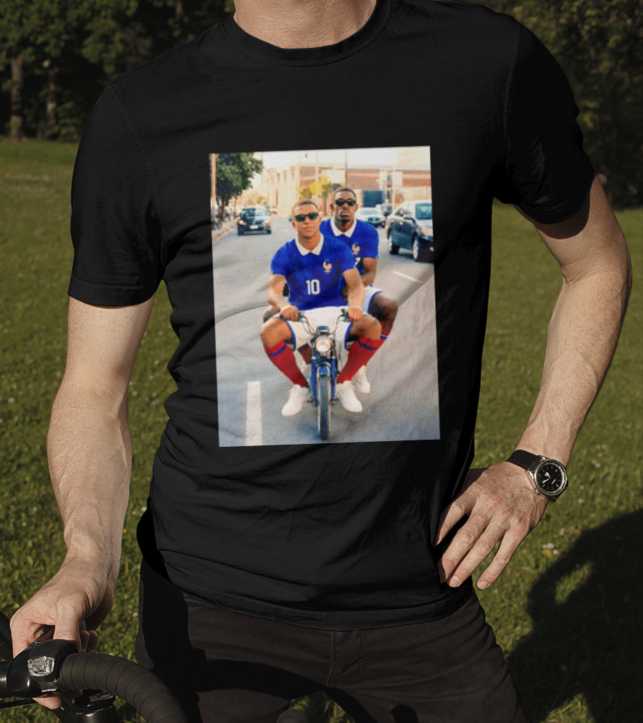 Kylian Mbappé Ousmane Dembélé France Team Jersey T-Shirt