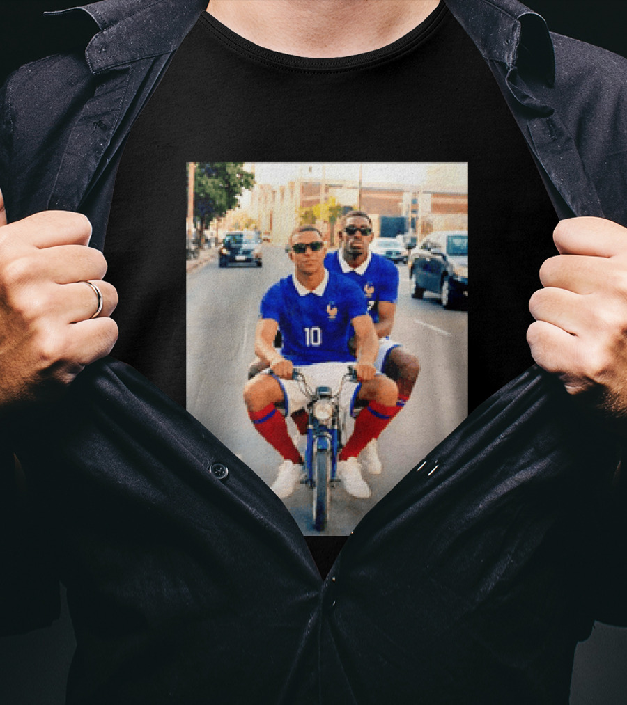 Kylian Mbappé Ousmane Dembélé France Team Jersey T-Shirt