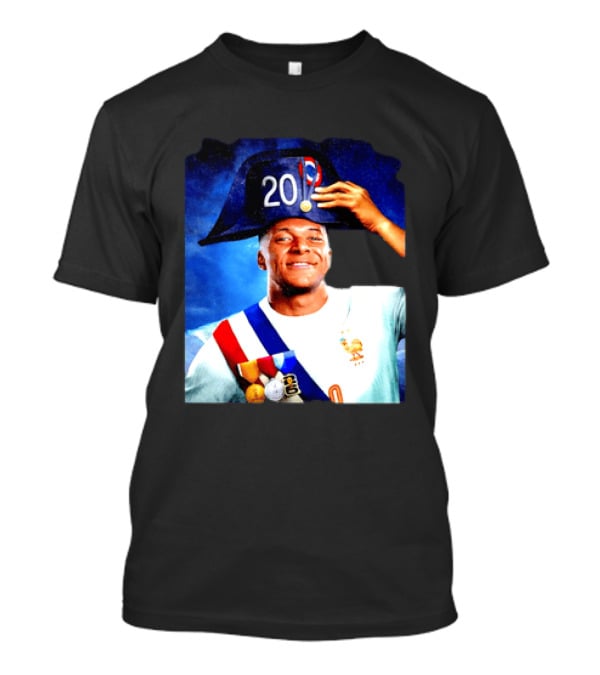 Kylian Mbappé France National Team 2026 Captain No 20 Napoleon Hat T-Shirt