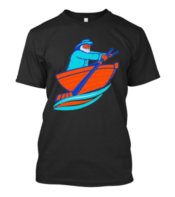 Islanders Fisherman New York NHL Team 26 T-Shirt