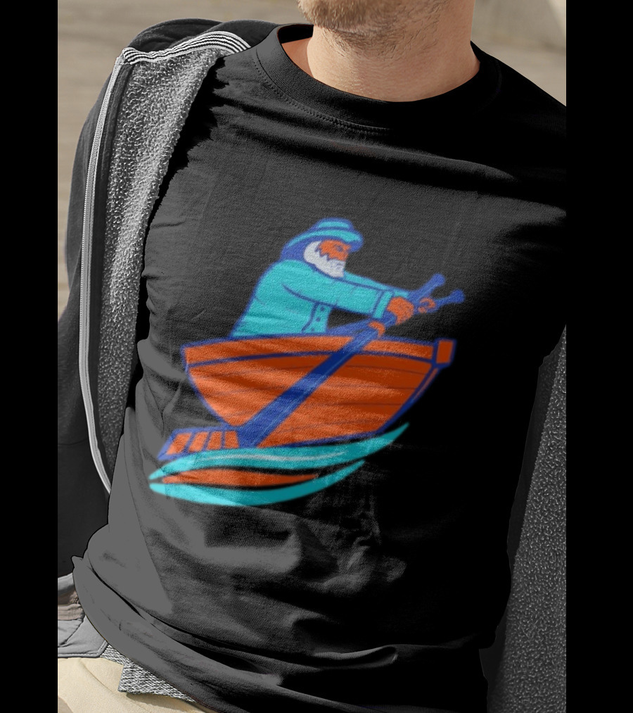 Islanders Fisherman New York NHL Team 26 T-Shirt
