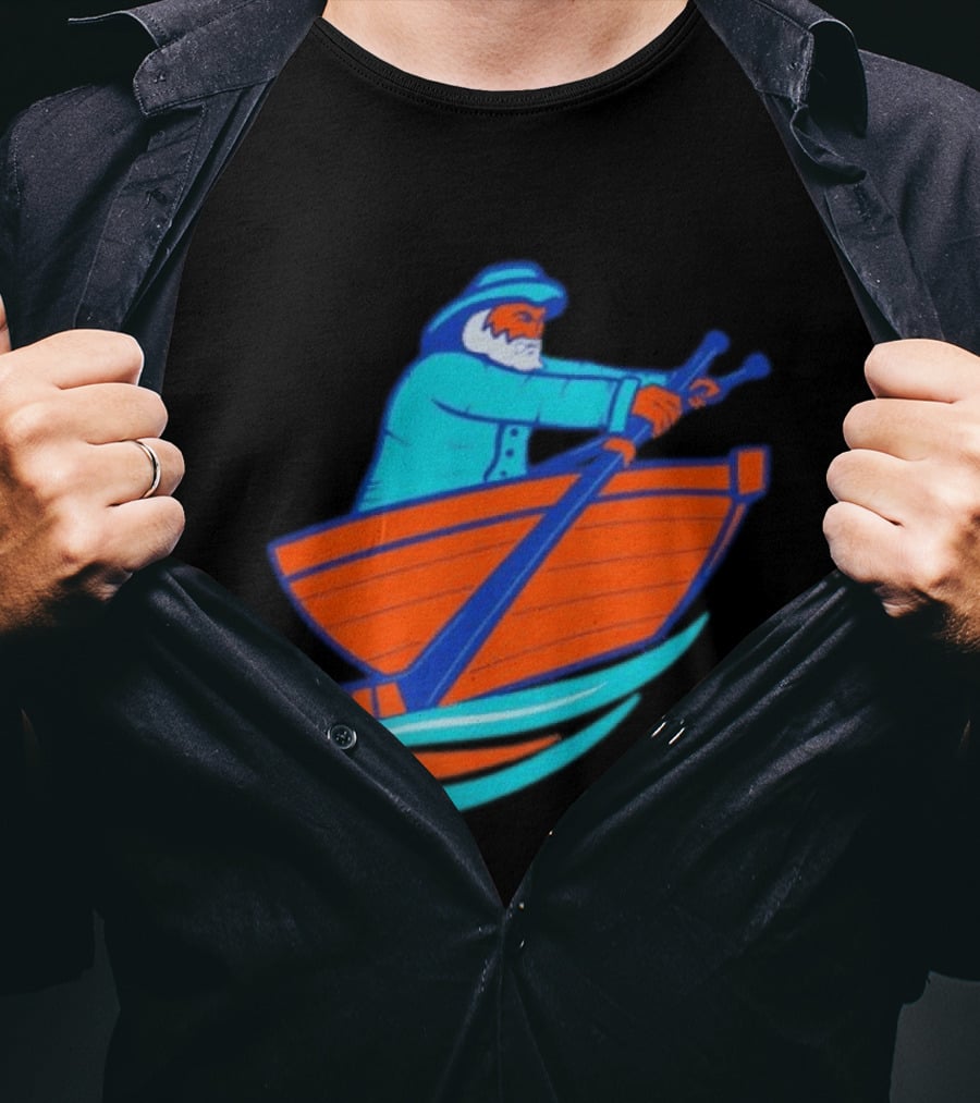 Islanders Fisherman New York NHL Team 26 T-Shirt