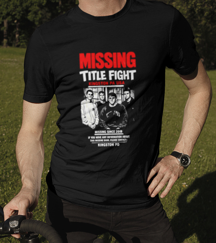 Missing Title Fight Kingston PA USA 2018 Iconic Band Event T-Shirt
