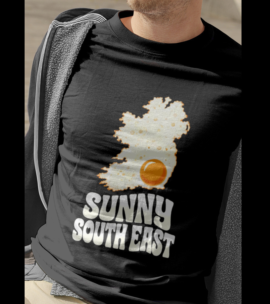 Sunny South East Ireland Fried Egg Map T-Shirt