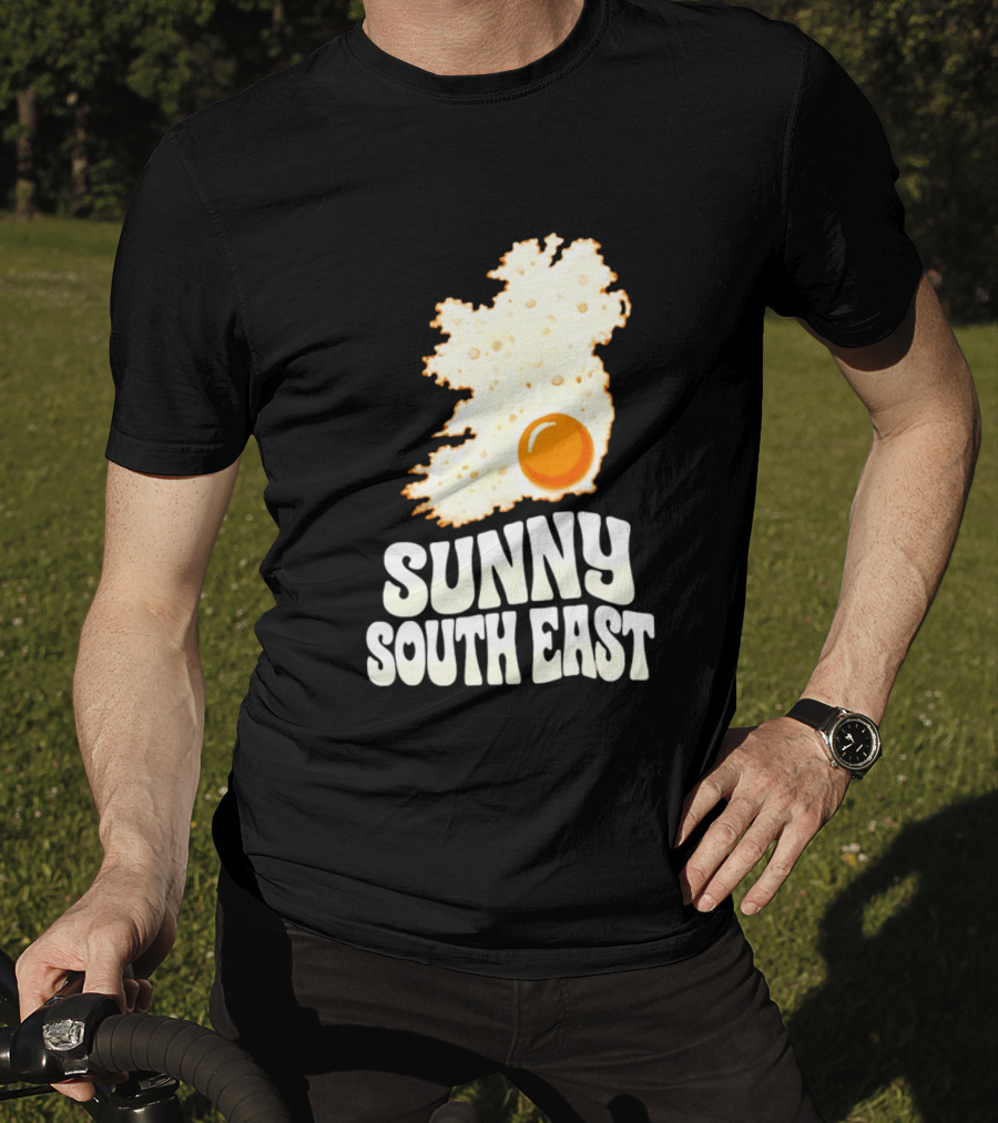 Sunny South East Ireland Fried Egg Map T-Shirt