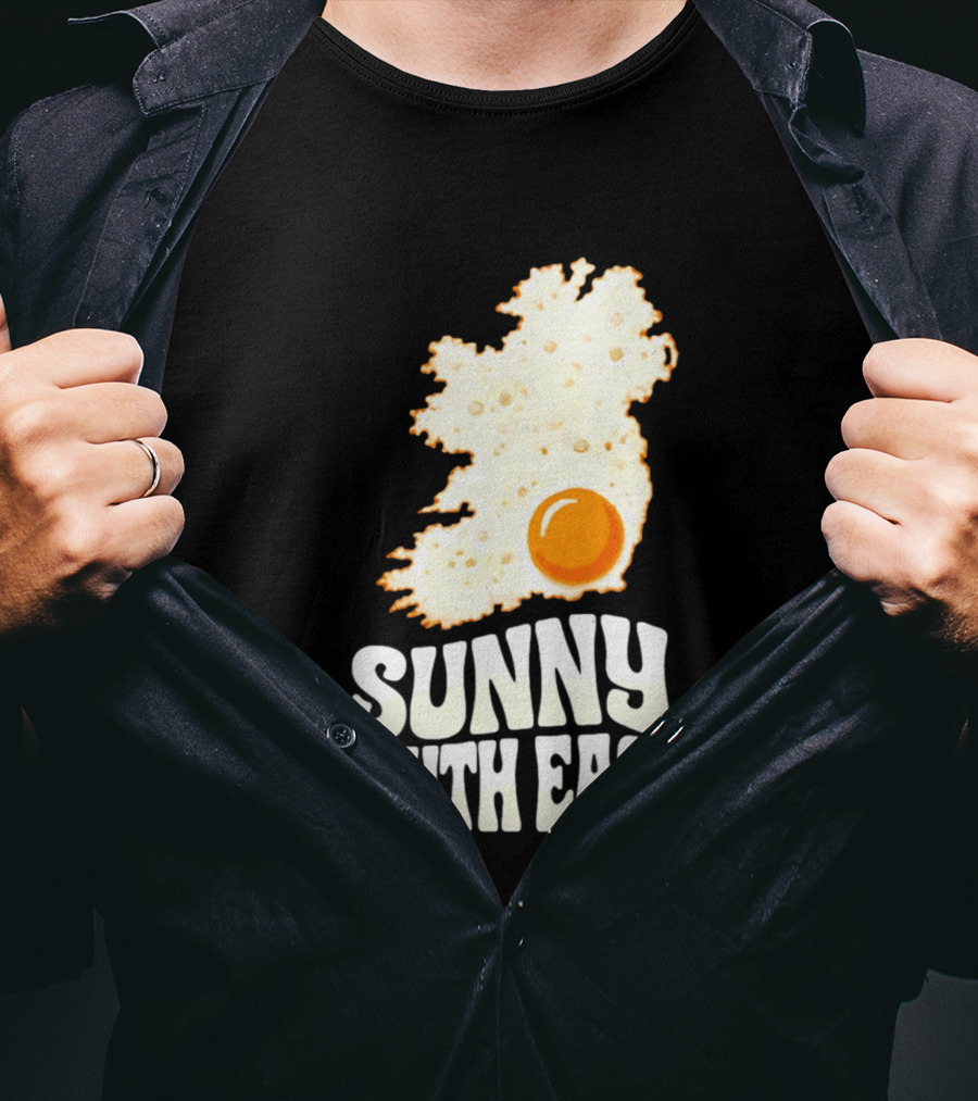 Sunny South East Ireland Fried Egg Map T-Shirt