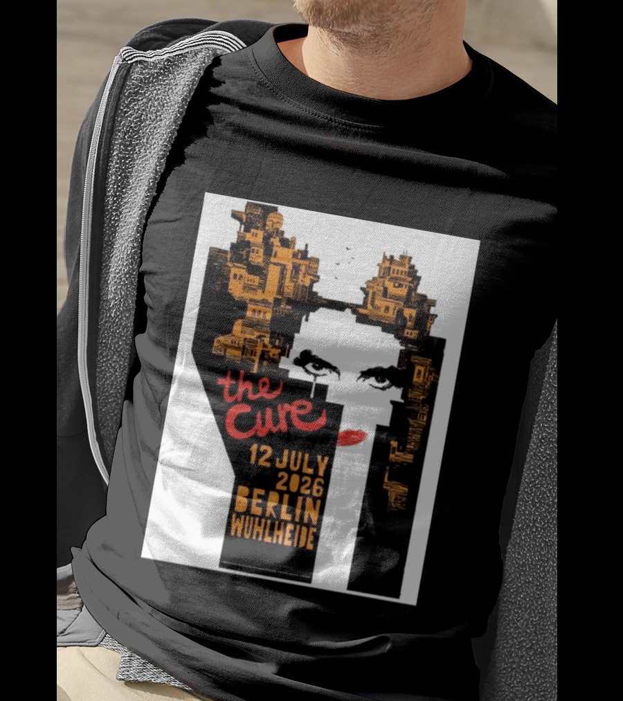 The Cure 12 July 2026 Berlin Wuhlheide Event Limited Edition T-Shirt