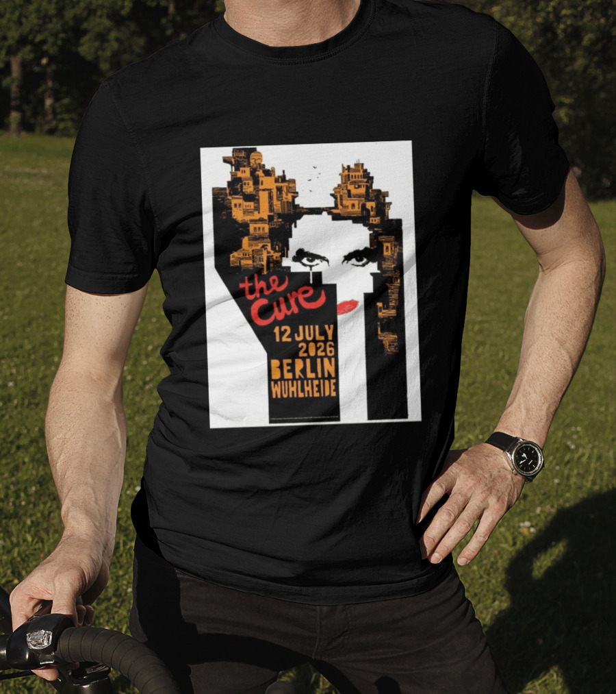 The Cure 12 July 2026 Berlin Wuhlheide Event Limited Edition T-Shirt