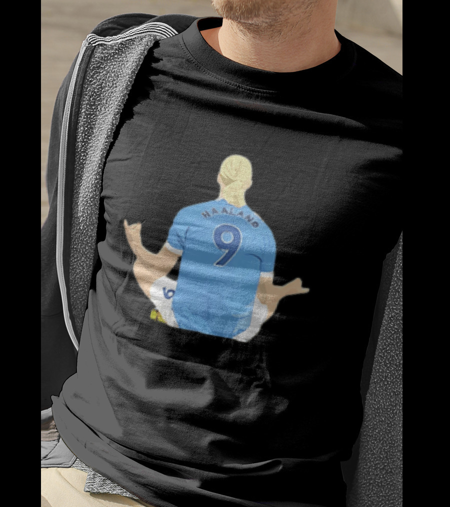 Norway Erling Haaland 9 Meditating Iconic Soccer Moment T-Shirt