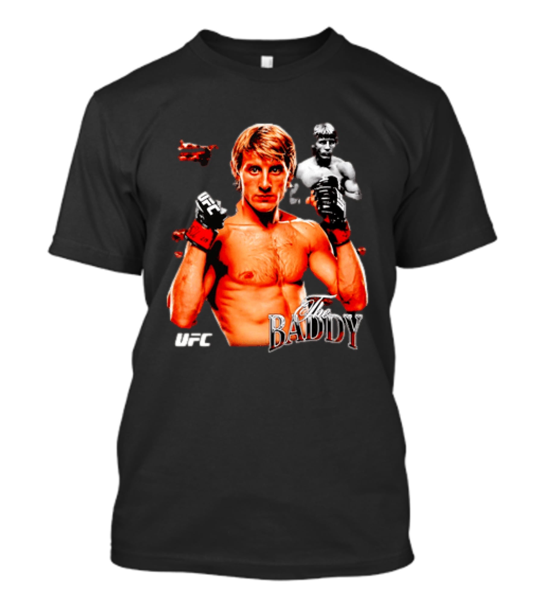 Paddy Pimblett The Baddy UFC MMA Fighter Image T-Shirt