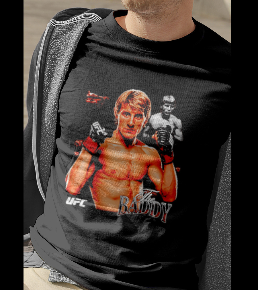 Paddy Pimblett The Baddy UFC MMA Fighter Image T-Shirt