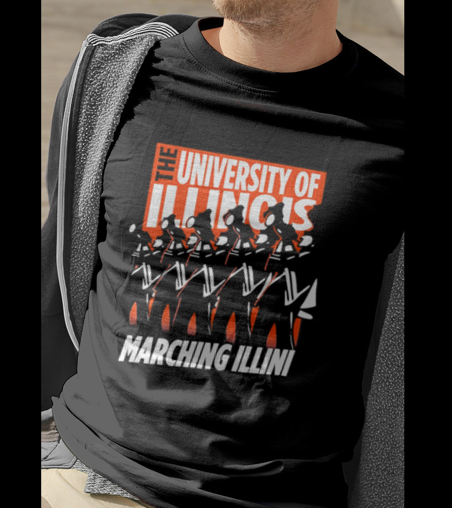 The University Of Illinois Marching Illini Band T-Shirt